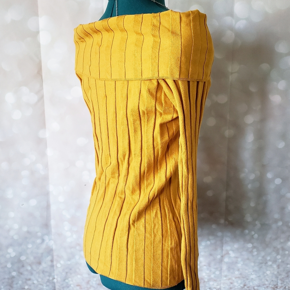 INC Off-Shoulder Ribbed Sweater - Picture 4 of 11